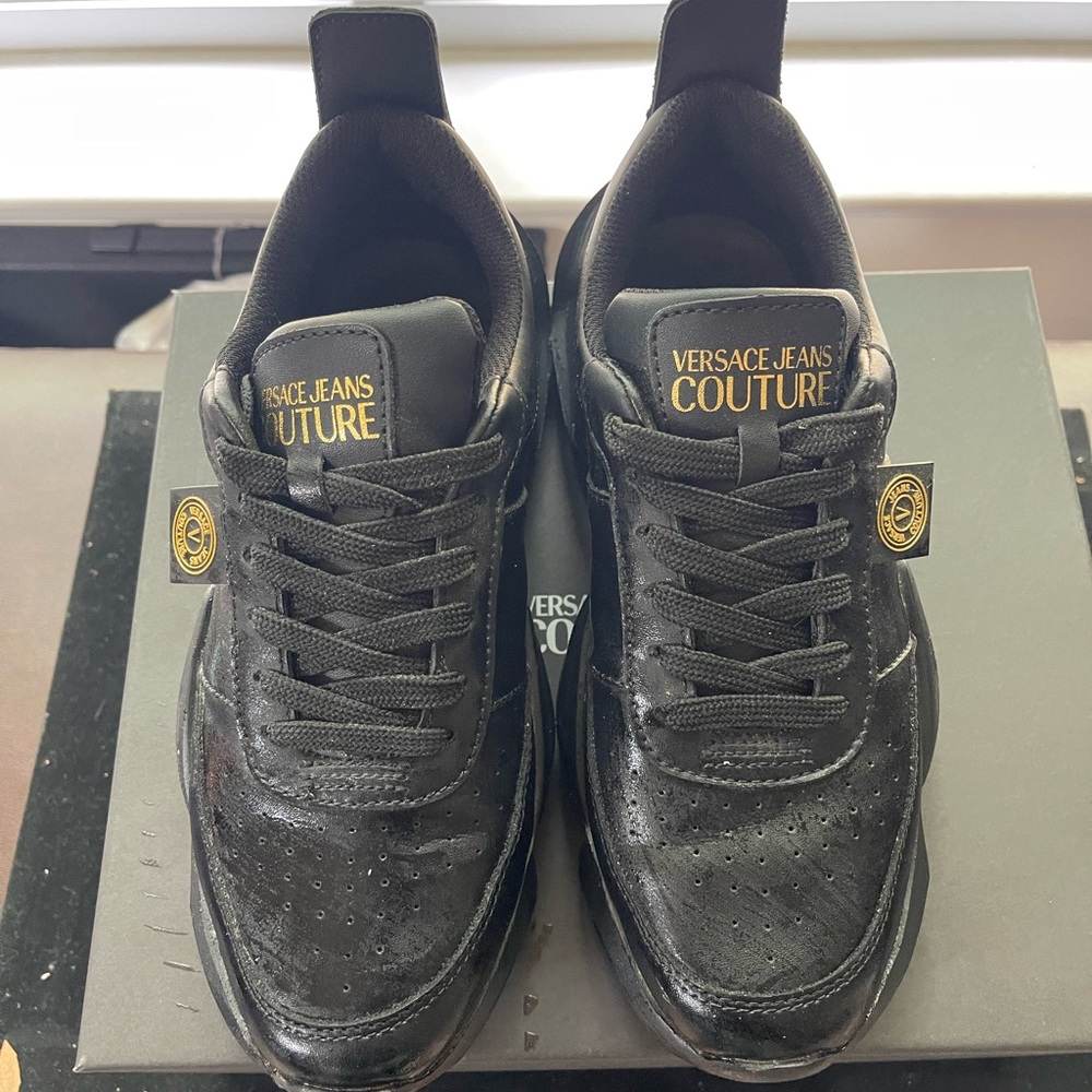 Versace Sneakers with Oversized Heel (Running Shoes)